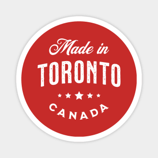 Made In Toronto, Canada - Vintage Logo Red Magnet